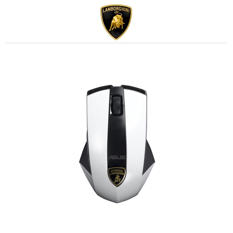 Lamborghini Wireless Laser Maus, weiß