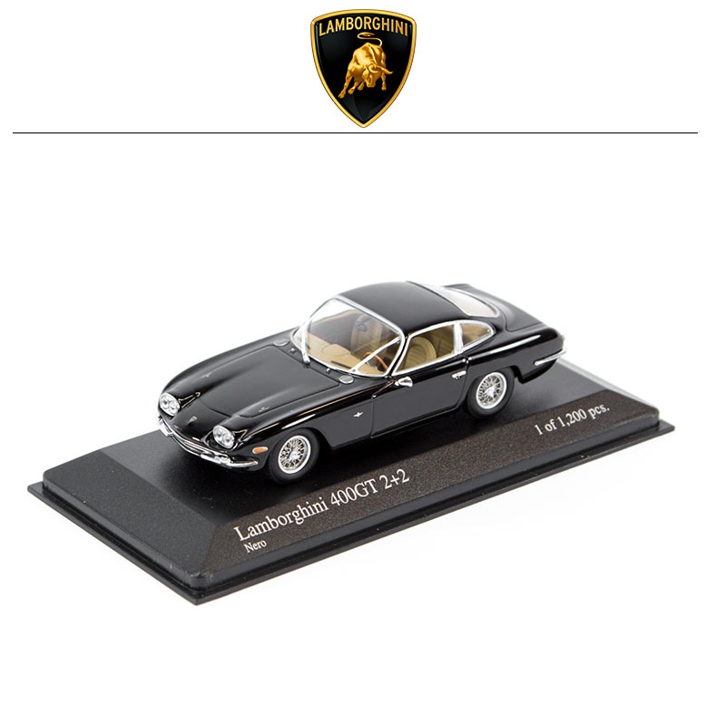 Lamborghini model car 400 GT 2+2 (1964) 1:43, black
