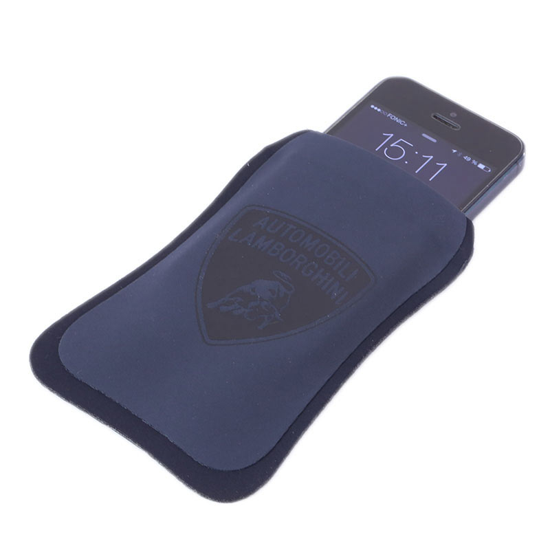 Lamborghini SmartPhone Schutzhülle Techno aus Neopren, grau