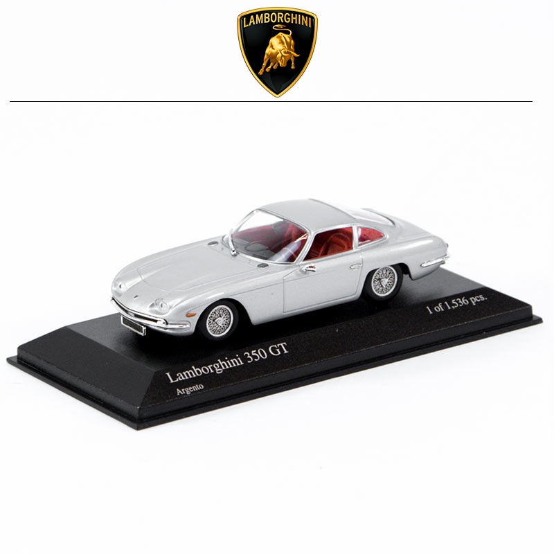 Lamborghini model car 350 GT (1964) 1:43, silver