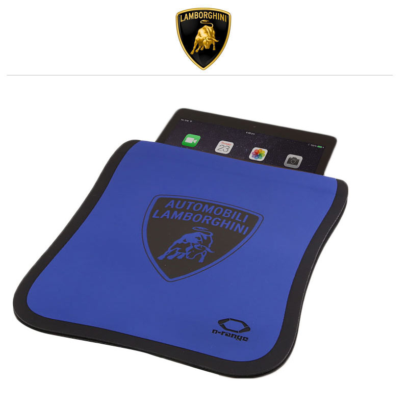 Lamborghini Tablet Schutzhülle Techno aus Neopren, blau