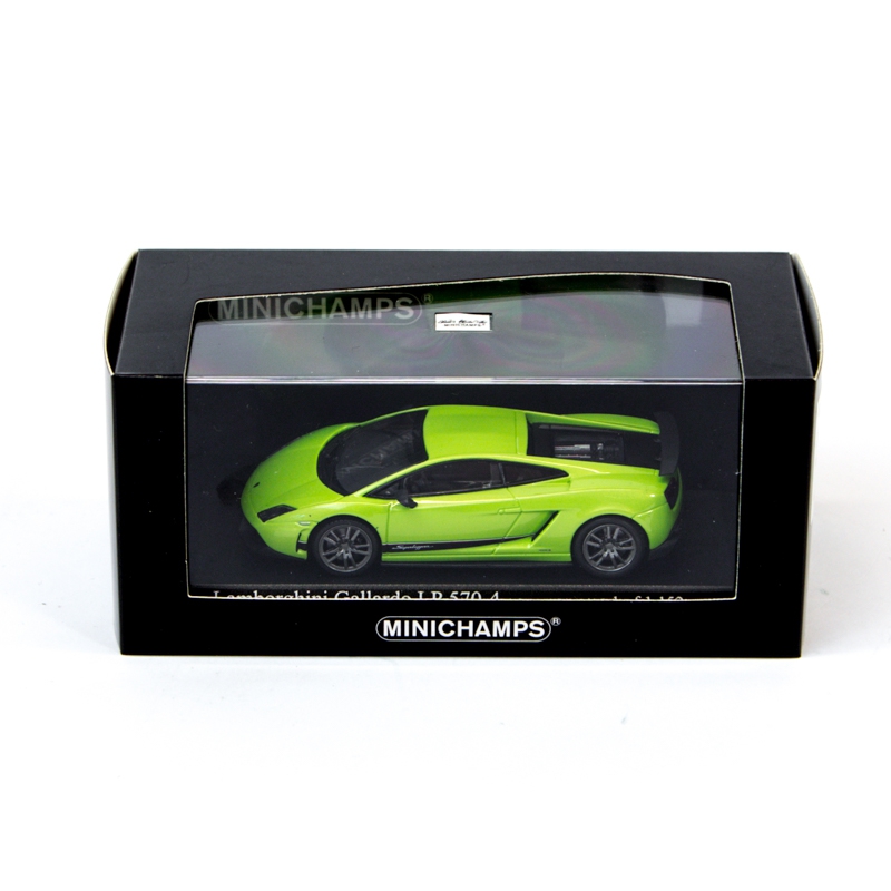 Lamborghini model car Gallardo LP 570-4 Superleggera 1:43, green