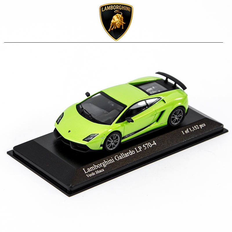 Lamborghini model car Gallardo LP 570-4 Superleggera 1:43, green