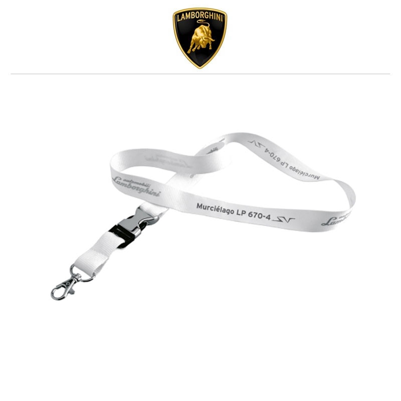 Lamborghini Murciélago LP-670-4 SV Schlüsselband, weiß