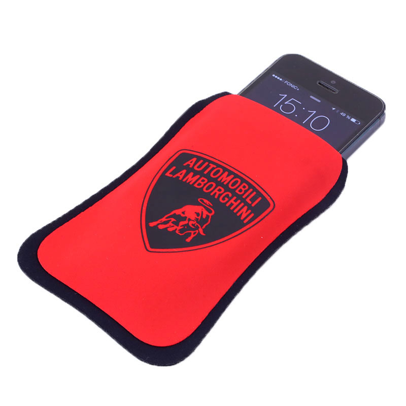 Lamborghini SmartPhone Schutzhülle Techno aus Neopren, rot