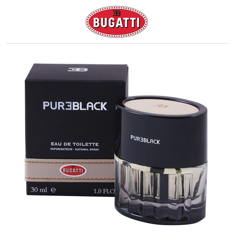Bugatti PureBlack Eau de Toilette für Herren, 30ml