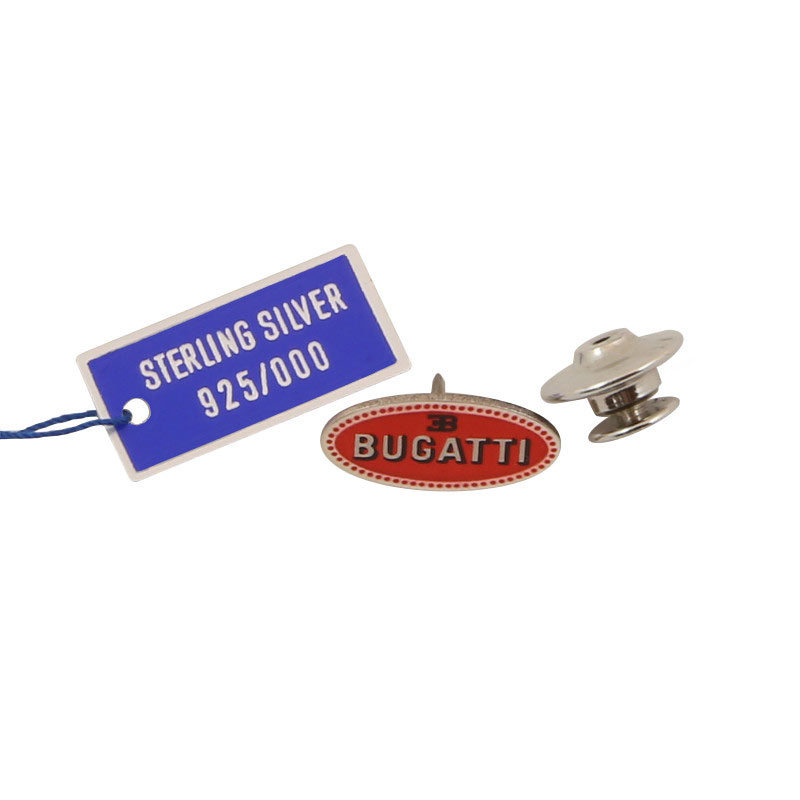 Bugatti Macaron-Steckpin, rot Bugatti Macaron-Steckpin, rot