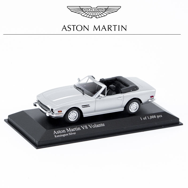 Aston Martin model car V8 Volante (1987) 1:43, silver