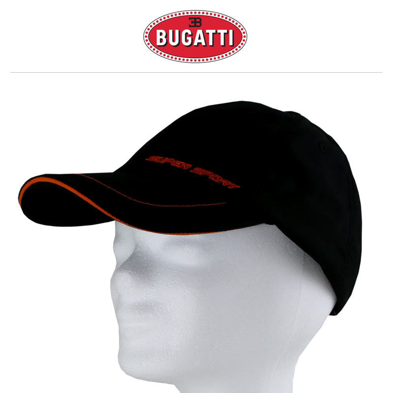 Bugatti Basecap Super Sport, schwarz